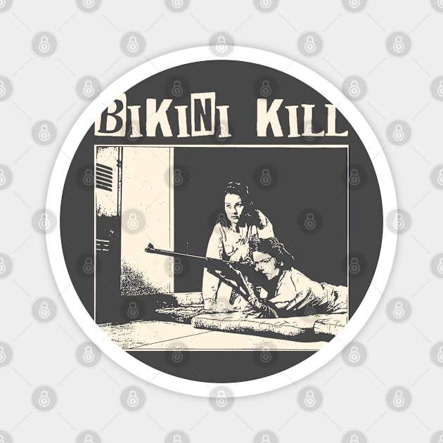 bikini kill punk Magnet by moronicart